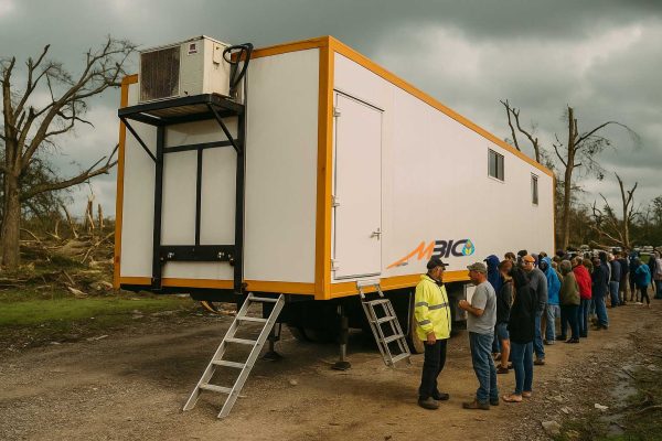 Mobile bread and food baking machines