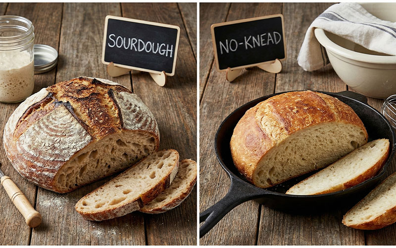 Sourdough or no-knead bread? Which is better?